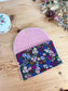 The purple flower wallet