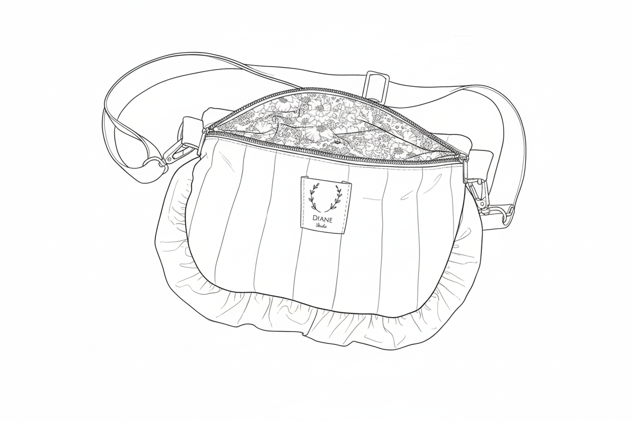 Le sac banane personnalisable