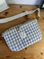 The Eléonore sherpa fanny pack in pink tulips