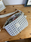 The Eléonore sherpa fanny pack in pink tulips