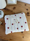 Pochette plate gaze coeurs