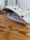 Pochette plate gaze coeurs