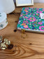Babette the flat gold jacquard clutch