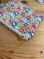Babette the flat gold jacquard clutch
