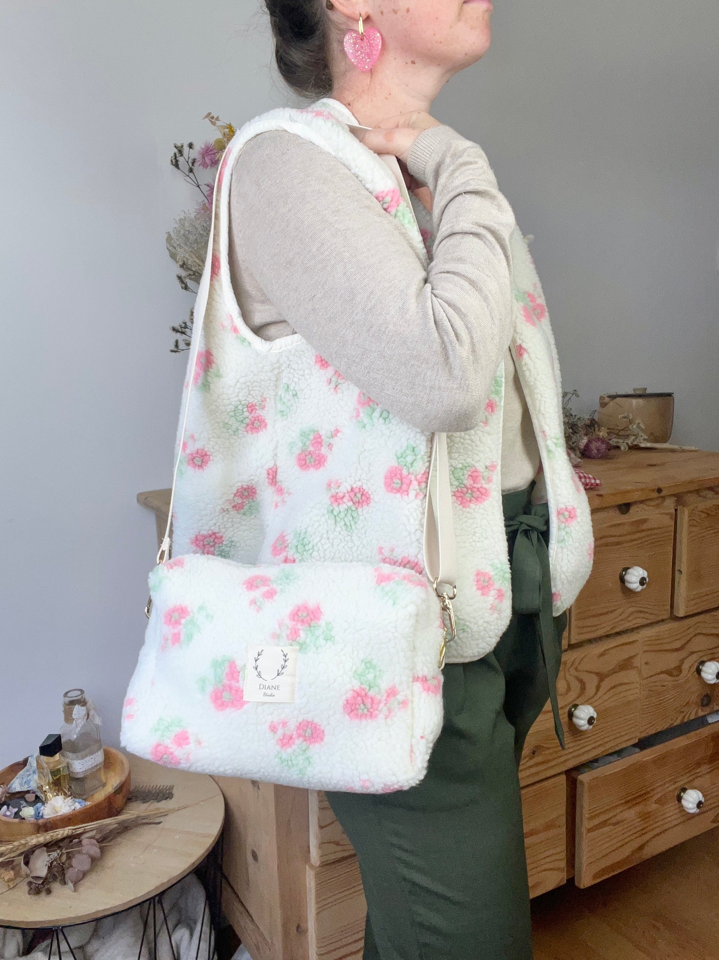 Colette vest and bag set