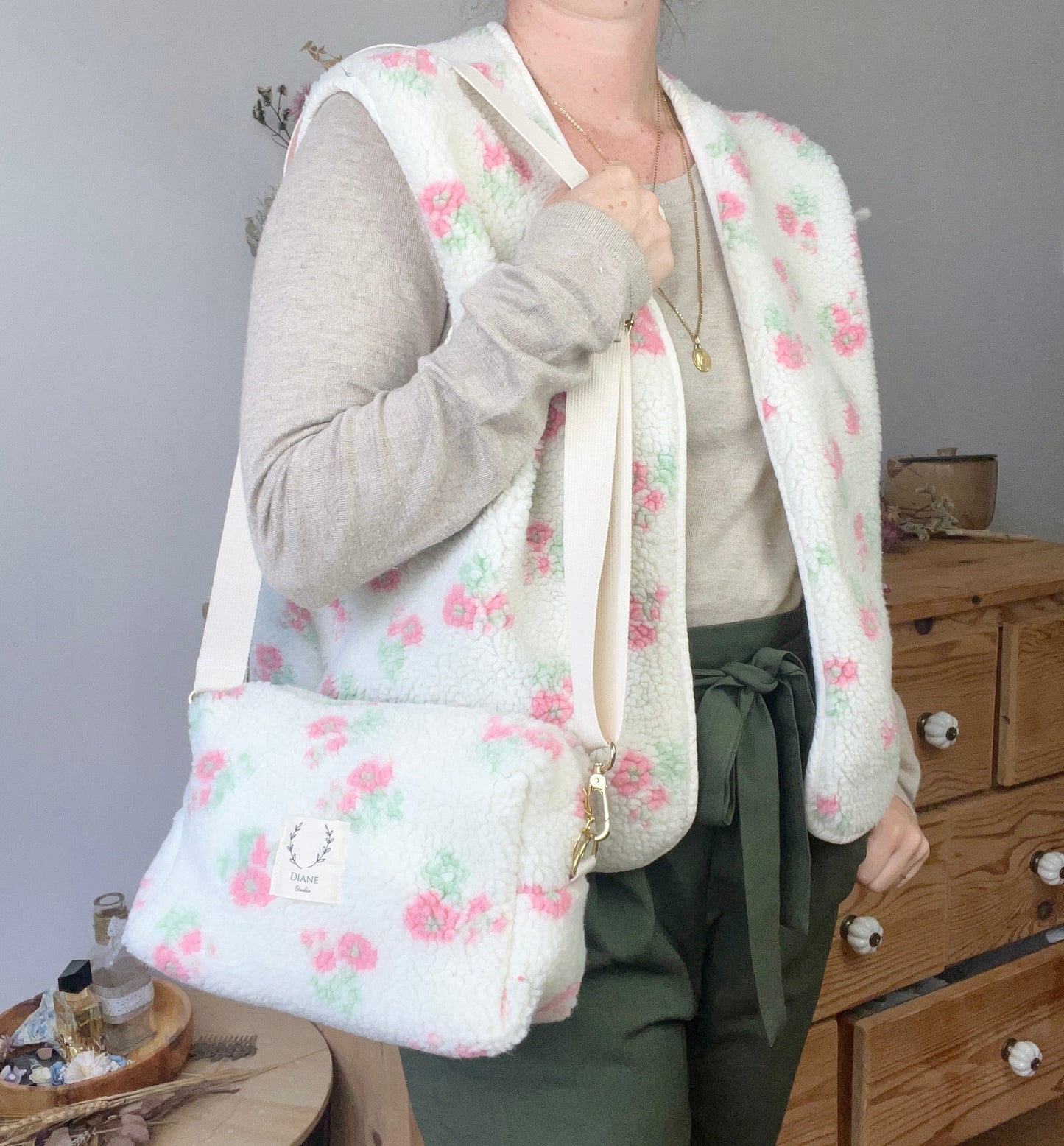 Colette vest and bag set