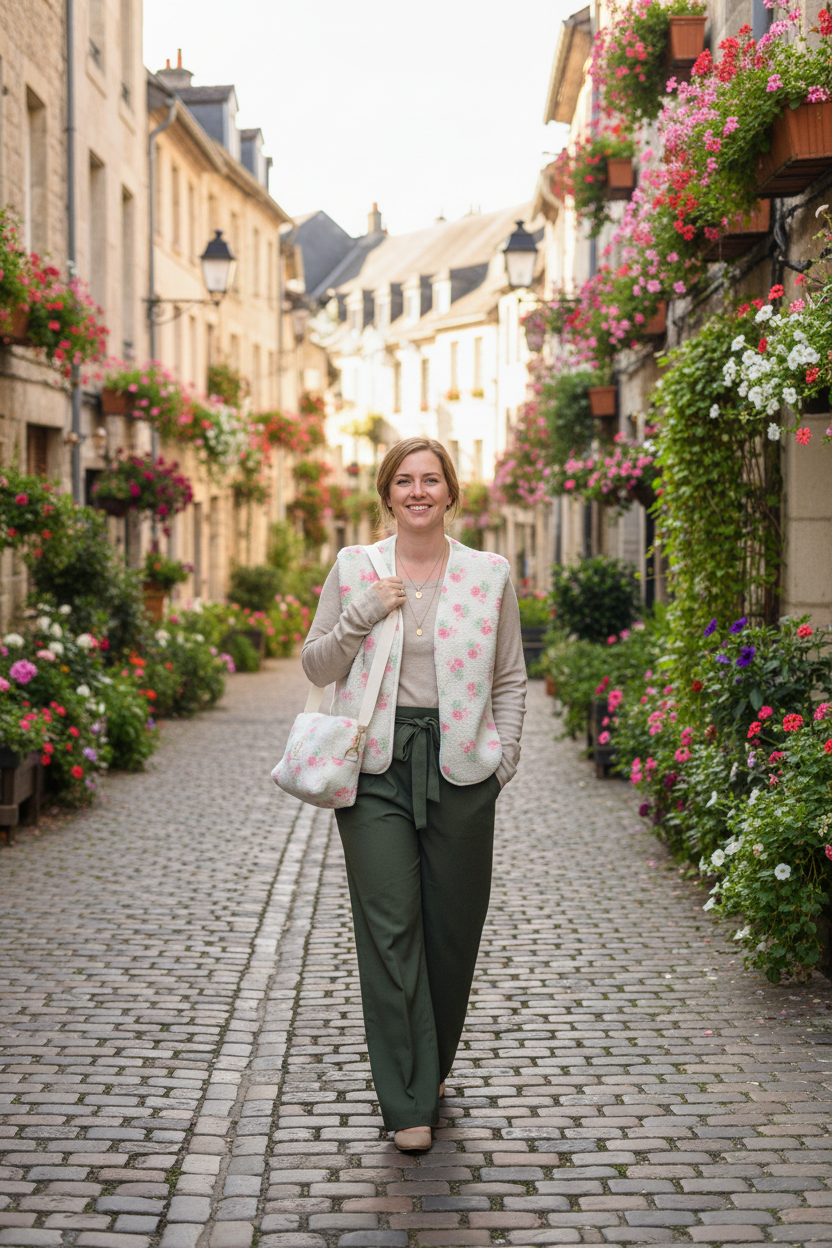Colette vest and bag set