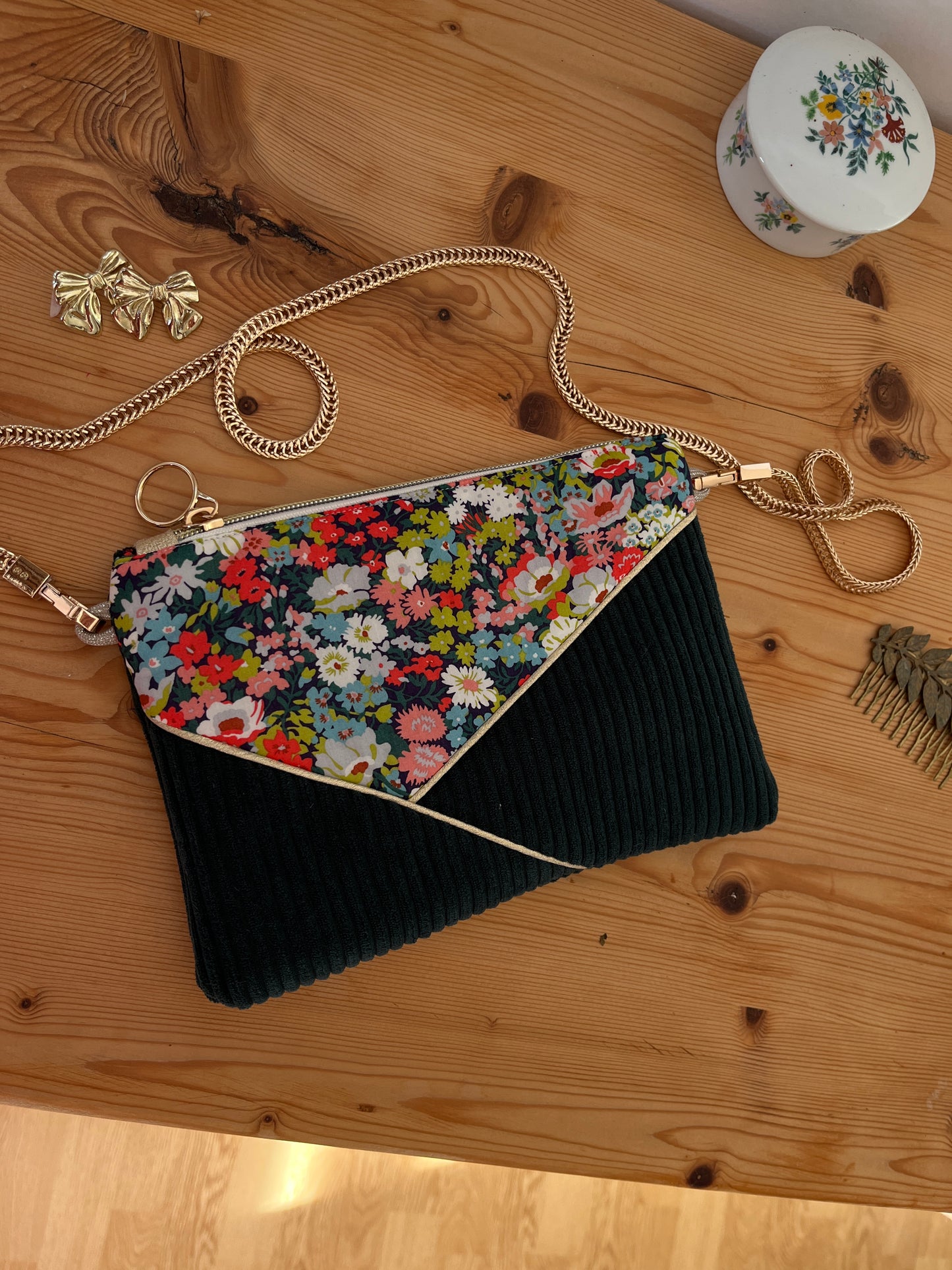The Camille clutch bag - made to order