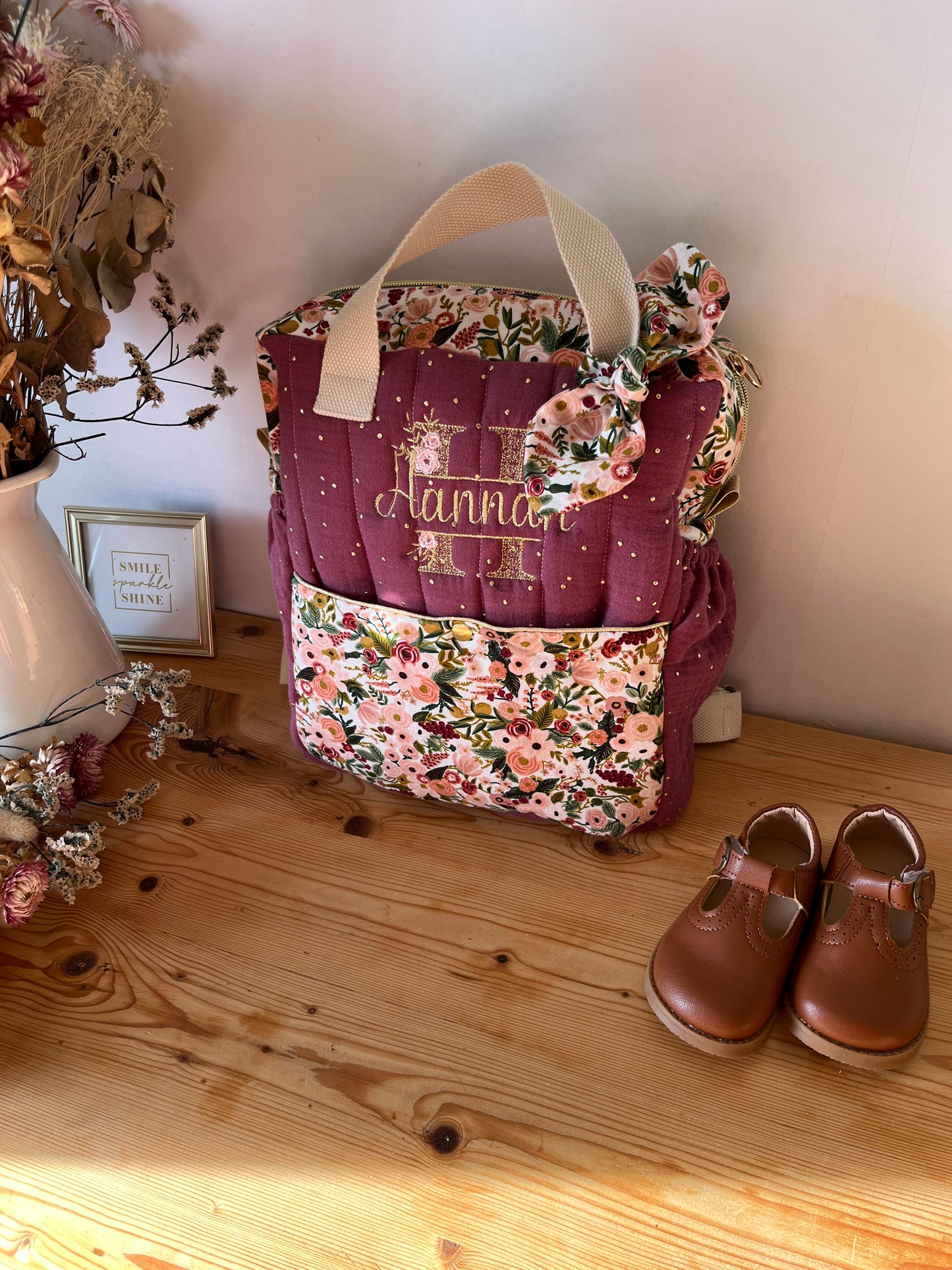 The Ombeline children's backpack is 100% customizable.