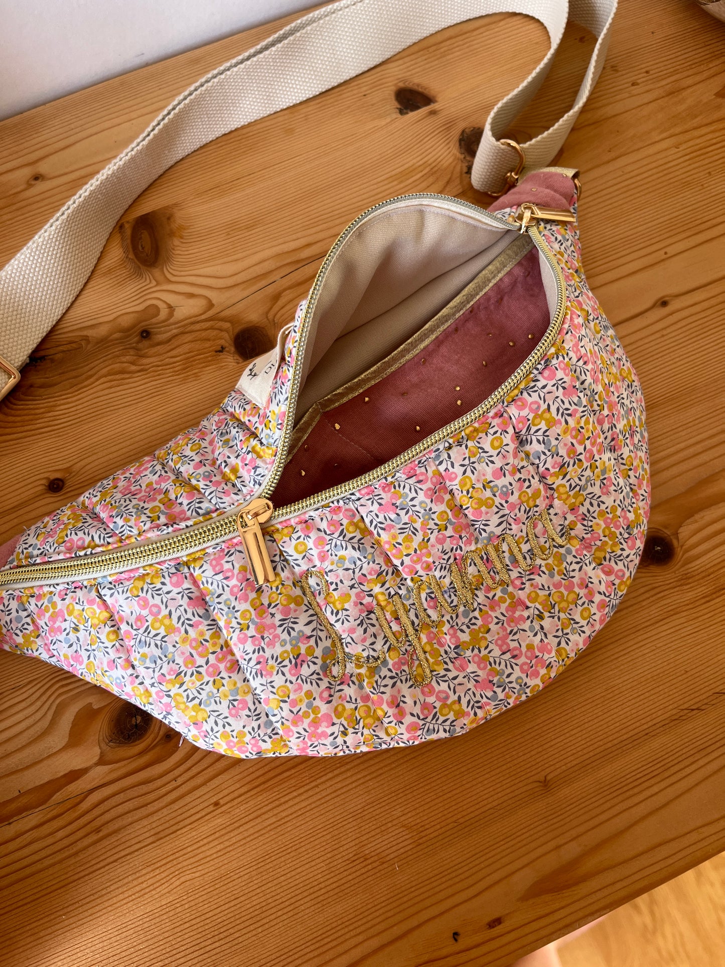 The embroidered fanny pack - made to order