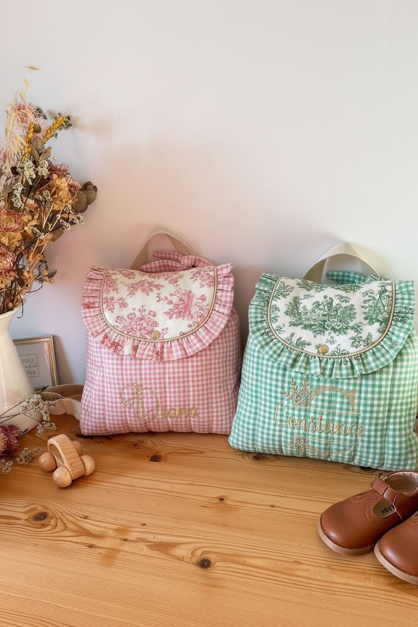 Le sac à dos Églantine 100% personnalisable