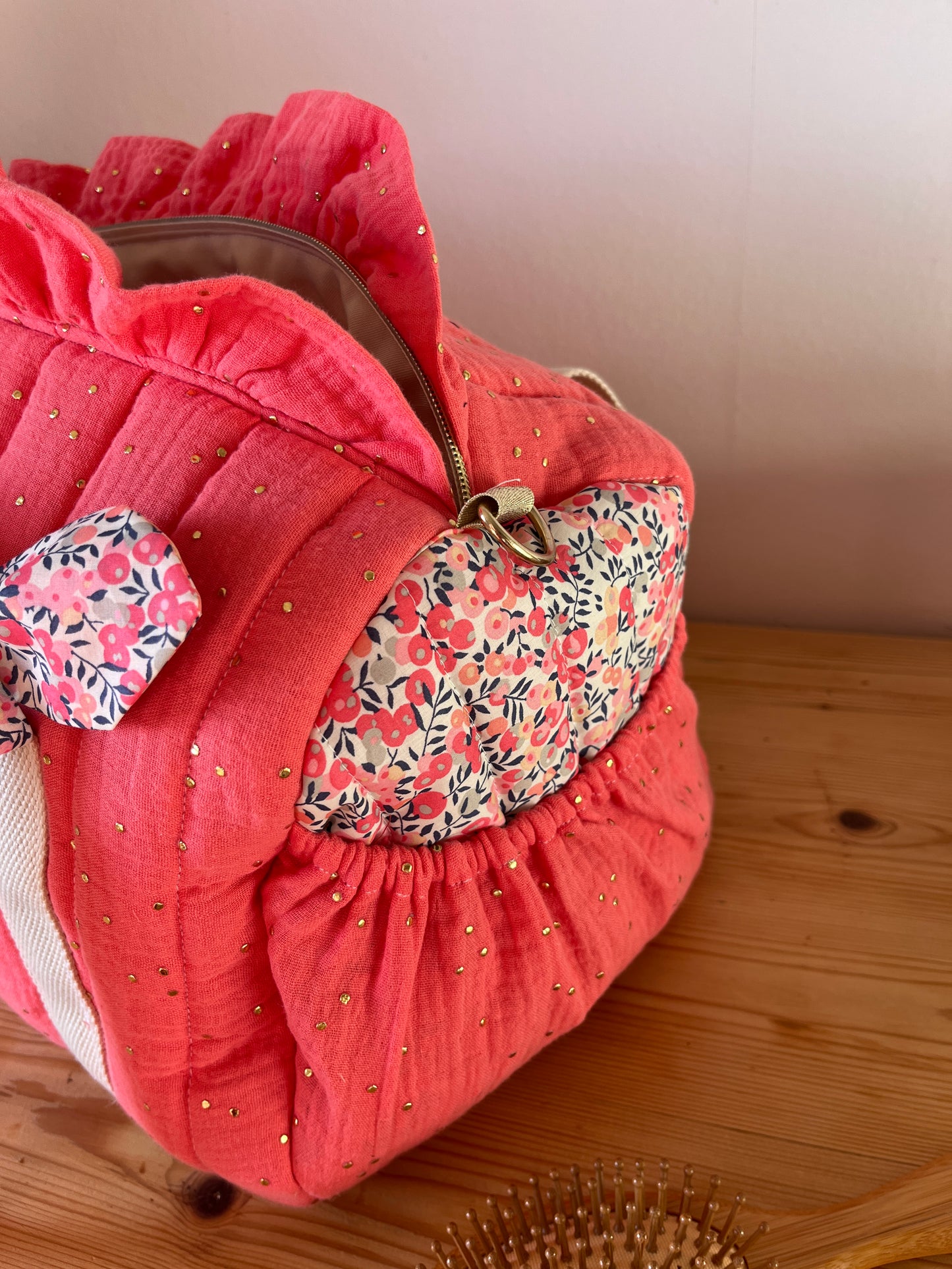 Sac Louison adulte initiale florale