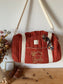 Louison the children's duffel bag with initial lace