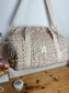 Sac Louison à volant  léopard beige