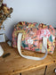 Louison the children's duffel bag with initial lace