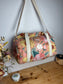 Louison the children's duffel bag with initial lace