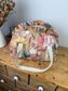 Louison the children's duffel bag with initial lace
