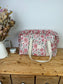 Ruffled bag and pouch set - made to order