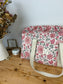Ruffled bag and pouch set - made to order