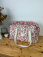 Ruffled bag and pouch set - made to order