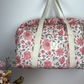 Ruffled bag and pouch set - made to order