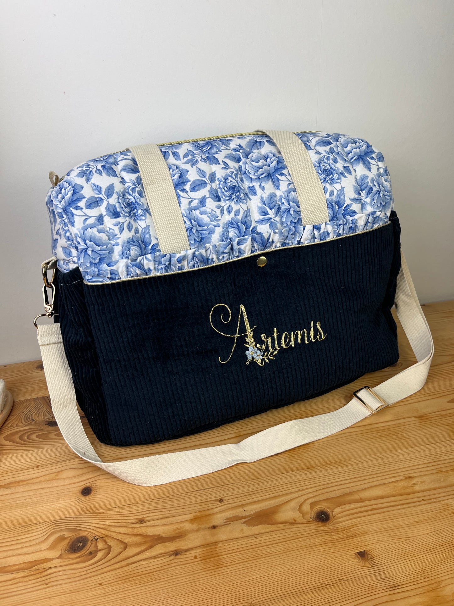 Eglantine set: diaper bag, notebook cover and backpack 