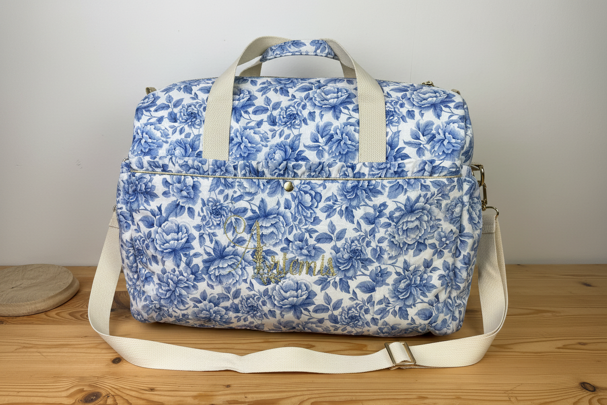 Eglantine set: diaper bag, notebook cover and backpack 