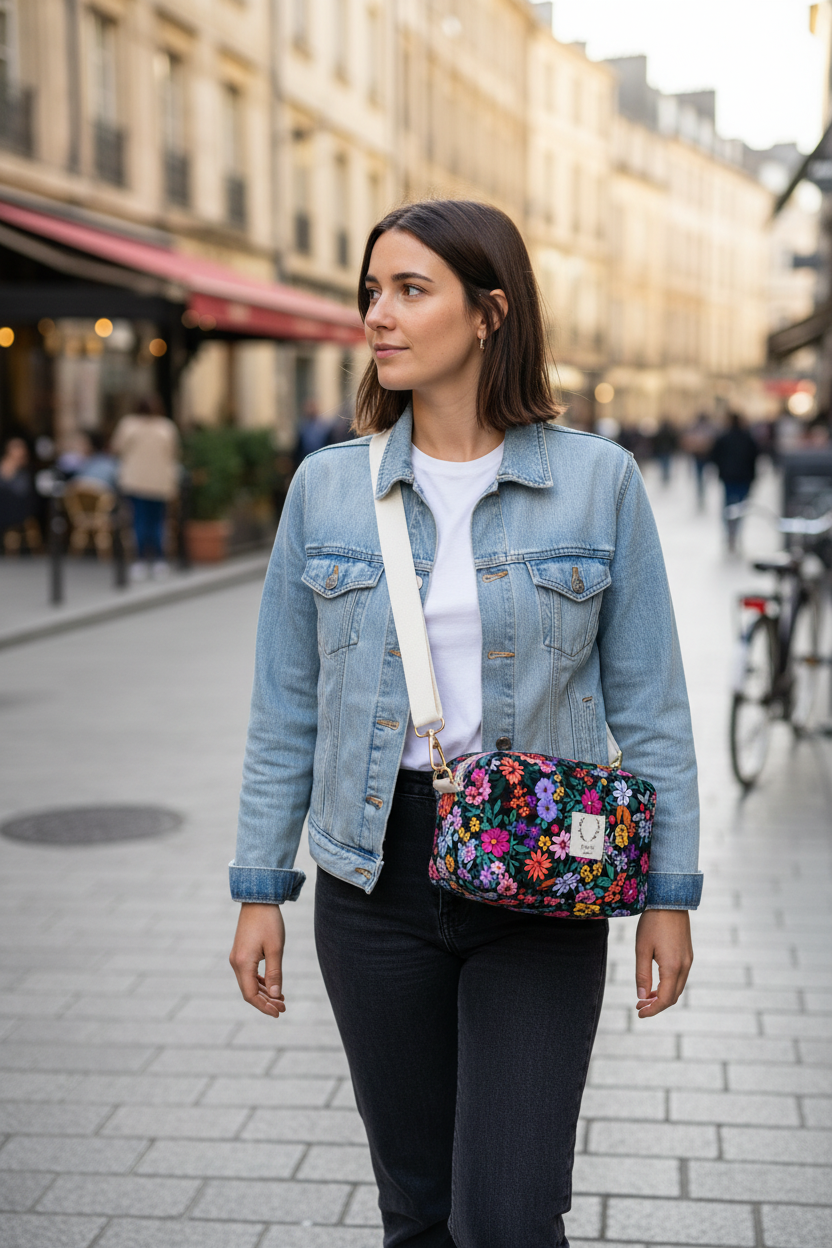 The Elisabeth shoulder bag is 100% customizable.