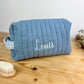 Colette sky blue gauze toiletry bag