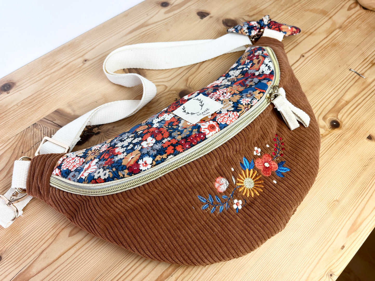The embroidered fanny pack - made to order