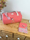 Set: duffel bag and notebook cover, 100% customizable