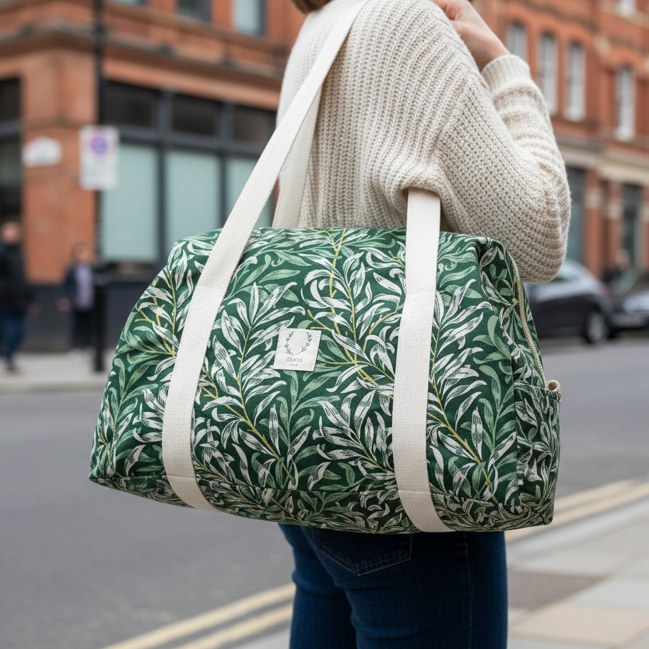 Hélène the soft foliage diaper bag
