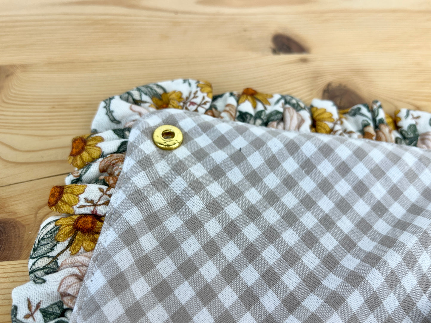 Charlotte double gauze clutch bag, English garden
