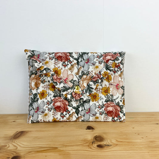 Pochette Charlotte  double gaze jardin anglais