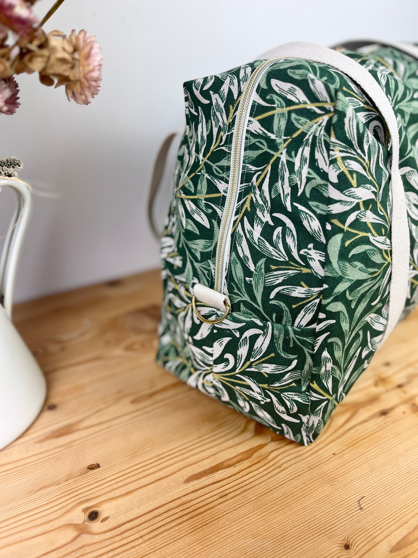 Hélène the soft foliage diaper bag