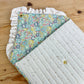 Charlotte clutch bag, cream, gold and Liberty of London
