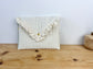 Charlotte clutch bag, cream, gold and Liberty of London