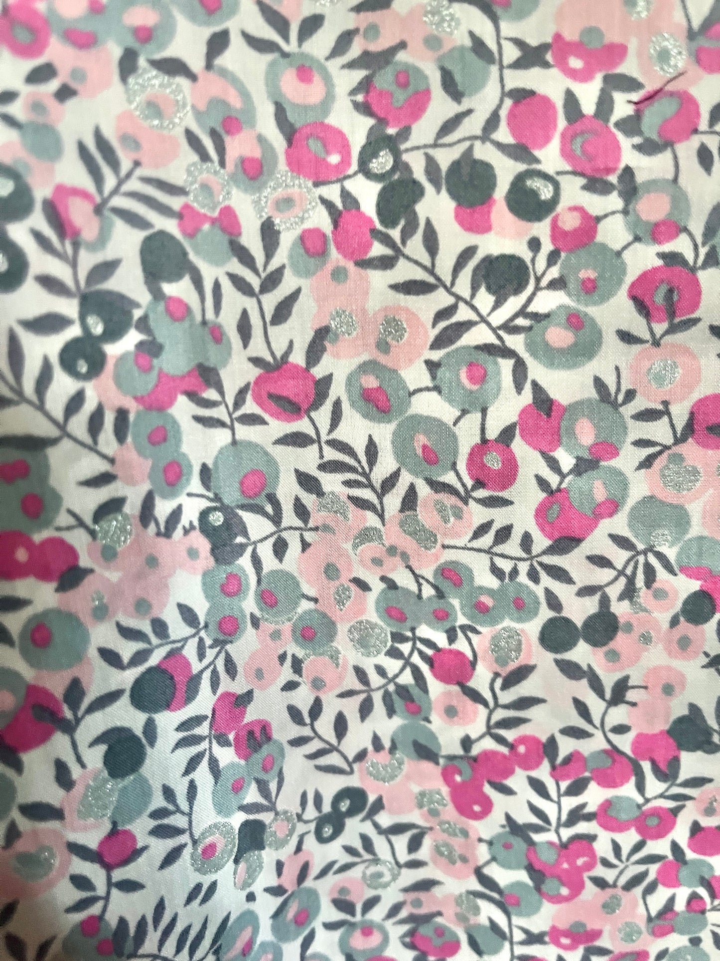Coupon 45cm Liberty exclusif wiltshire argenté