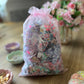 100g of small Liberty of London fabric scraps for earrings, barrettes, appliqués