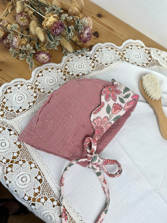 Béguin festons réversible personnalisable