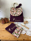 Eglantine notebook and bag set