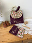 Eglantine set: diaper bag, notebook cover and backpack 