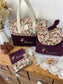 Eglantine set: diaper bag, notebook cover and backpack 
