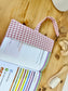 Noé le protège carnet rose thé
