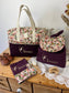Eglantine set: diaper bag, notebook cover and backpack 