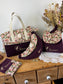 Eglantine set: diaper bag, notebook cover and backpack 
