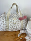 Louison the children's duffel bag with initial lace
