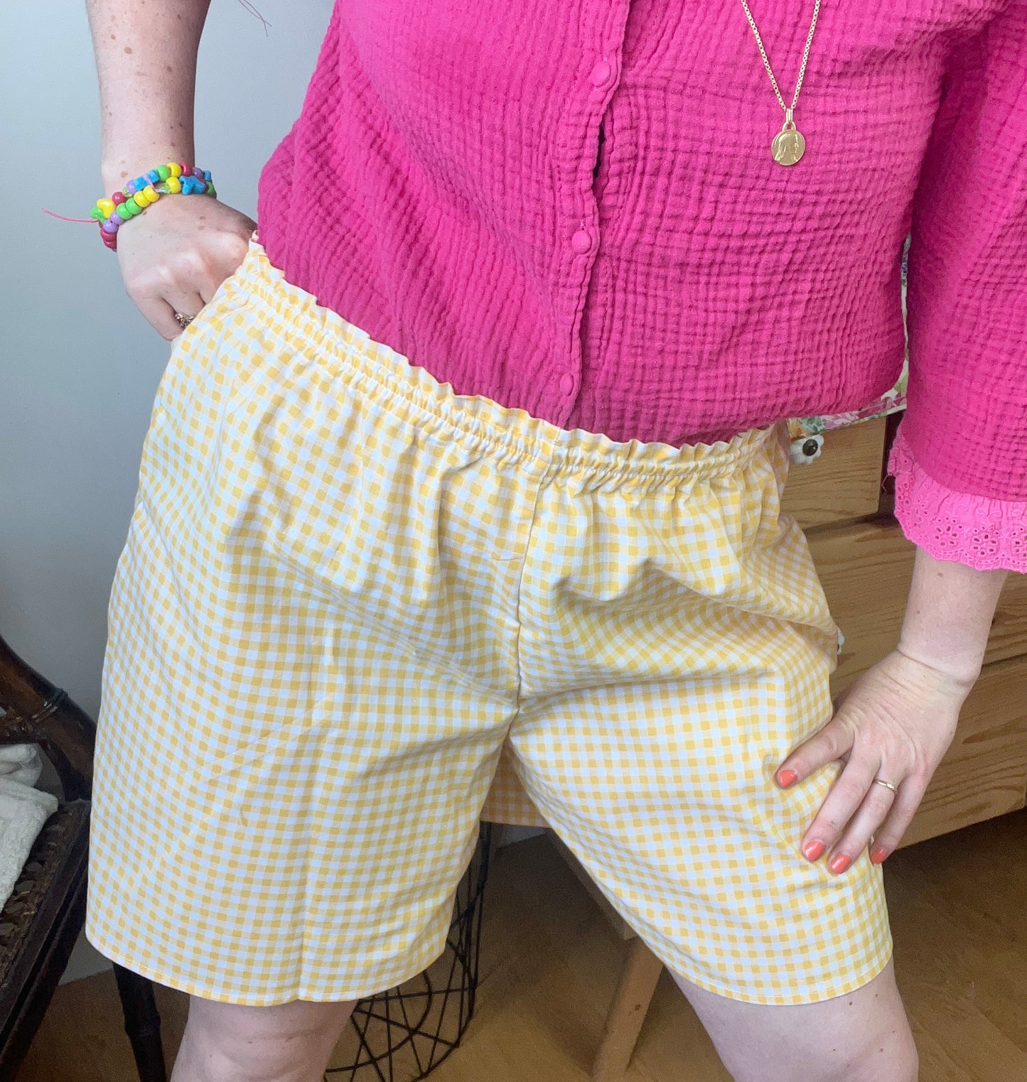 NOUVEAU ! Isaure le short rétro taille haute 100% personnalisable