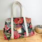 Hélène the floral jacquard changing bag