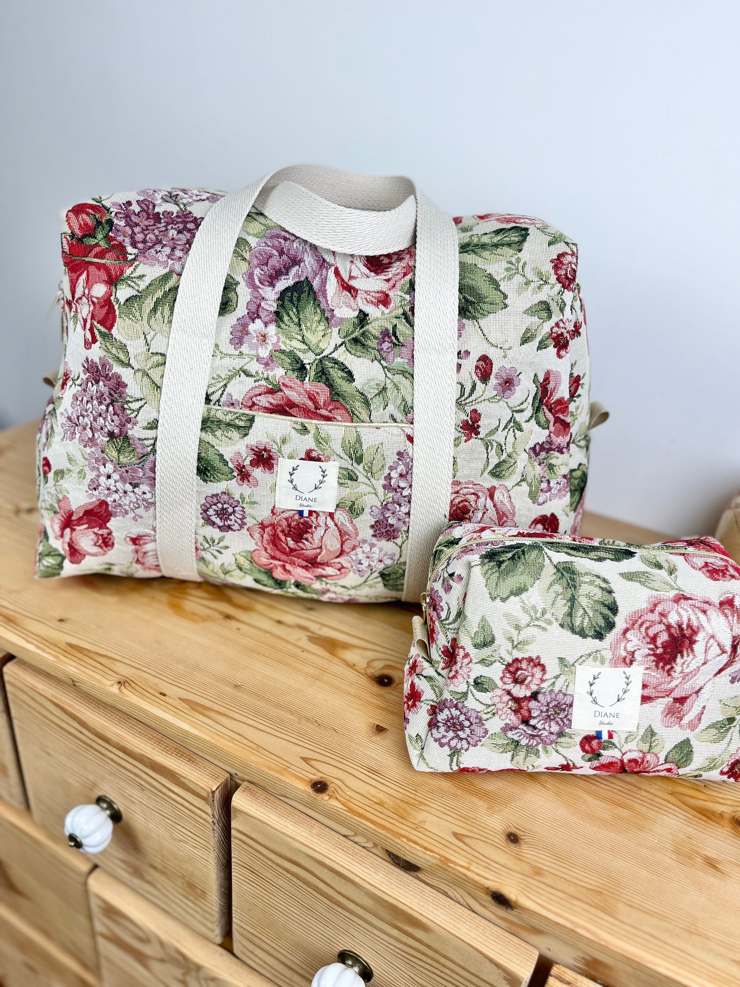Hélène bag and beauty kit set